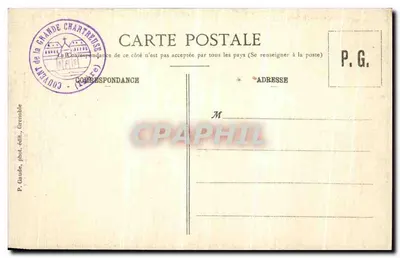 Grande-Chartreuse - O Grande Claustro — DAUPHINÉ — P. Gaude, fot. édit., Grenoble — Verso