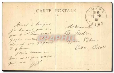 Peregrinação de Nossa Senhora da Salette — Le Châtel — Cl. Faure — Verso