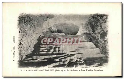 La Balme-les-Grottes (Isère) — Interior — Les Petits Bassins — F. Vialatte, fot. - Oyonnax