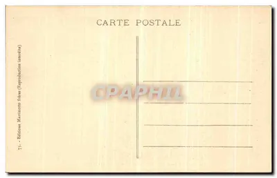 O Mont Aiguille visto do Col de Papavet — A Estrada das Alpes — Editor Marinotto, n°73 — Verso
