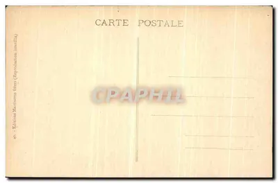Dauphiné - A Estrada de Saint-Pancrasse — visão da estrada encaixada sob um imenso bloco rochoso, editor Martinotto Frères, n°40 — Verso