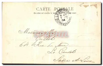 Mosteiro de N.-D. de La Salette (alt. 1800 m) — Grenoble — Editor L. Pont, Chiché — Verso