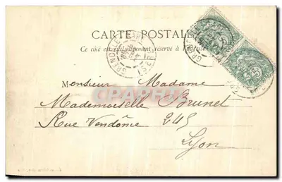 Uriage-les-Bains — Il Vecchio Castello — Edizione G. P. Paris, Nîmes — Verso