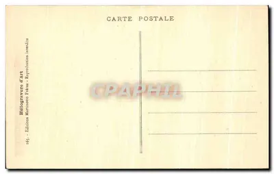 La Tour sans Venin - A Mesa de Orientação - Le Moucherotte — Edições Martinouc Frères, n°165 — Verso