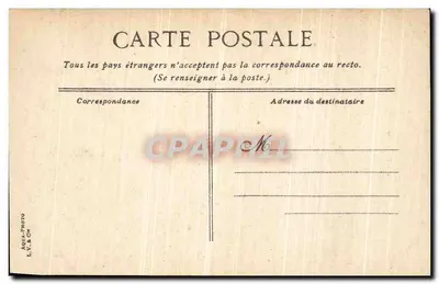 Beauvais - Vista sobre la Catedral — editor L.V.A.Cm, número de serie 351 — Reverso
