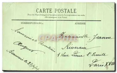 Beauvais - Katedra - Astronomiczny zegar Prawdy - L.L. — Rewers