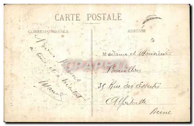 Beauvais — Wieże Pałacu Sądownictwa — N. G. nr 14 — Rewers