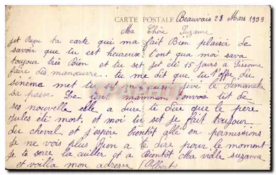 Beauvais - A Catedral — E.H. - I. - número de série não visível — Verso