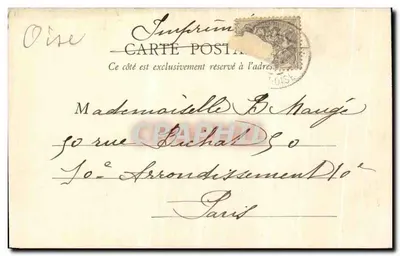 Castelo de Chantilly — A Ilha do Amor — B.F. Paris — Verso