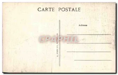 Chantilly (Oise) — Sala do Jogo de Paume — Os Carros — Editor A. Bour, Vézelay — Verso