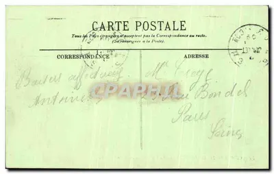Zamek w Chantilly — Zamek widziany z Parku — LL. — Rewers