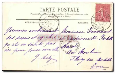 Chantilly — Zamek — Ogólny widok z Saut-du-Loup — LL. — N° 125 — Rewers