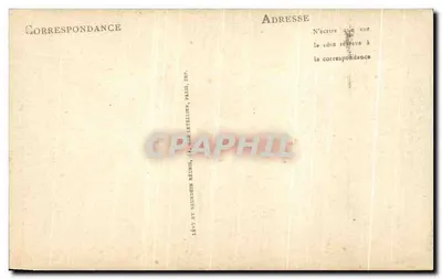 Ruínas de CHAMPLIEU (Oise) — Entrada principal da Igreja da Nossa Senhora — editor Lévy et Neudéen Réunis, Paris — Verso
