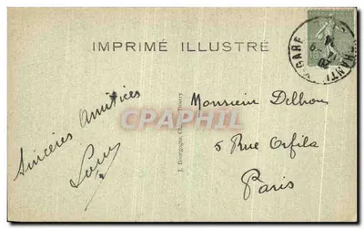 Chantilly (Oise) - Zamek (fasada zachodnia) — Wyd. J. B. — Rewers