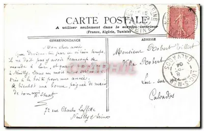El Castillo de Chantilly — vista del castillo y de sus jardines — editor no identificado — Reverso