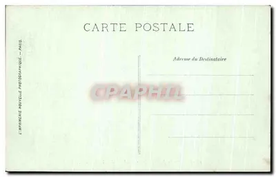 Chantilly — Zamek widziany z angielskiego ogrodu — Efekt śniegu — LL. — N° 106 — Rewers