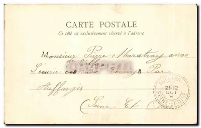 Zamek w Chantilly — W ogrodzie — B.F. Paryż — Rewers