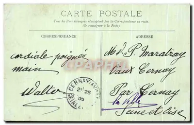 Castelo de Chantilly — A Fachada Nordeste — LL. — N°8 — Verso