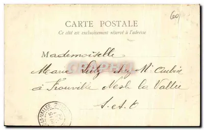 Castillo de Chantilly — La Rampe (detalle) — Reverso
