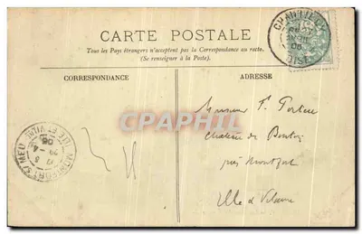Chantilly — Grandes Écuries — LL. n°118 — Rewers