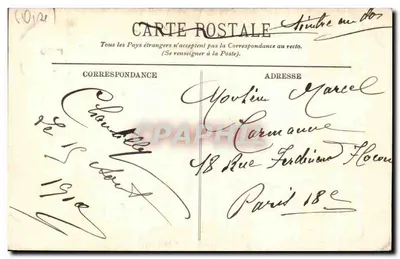 Château de Chantilly — La Chapelle — LL. — Publisher LL, no. 90 — Back