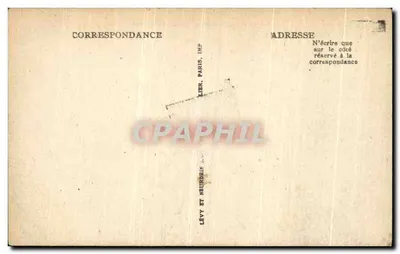 Chantilly — Wejście do zamku — LL — 167 — Rewers