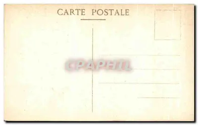Chantilly — Het Kasteel — Cliché van de Franse Luchtvaartmaatschappij — Achterkant
