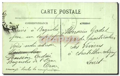 Bagnolles-de-l'Orne — Centralny Pавильон Termów — L.L. — Rewers