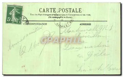 Castillo de Chantilly — La Chapelle — LL. — Reverso