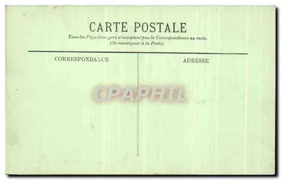 Castelo de Chantilly — Escada da Rampe de Honra — LL. n° 112 — Verso