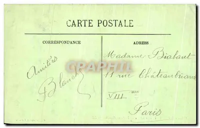 Chantilly — Castelo da Rainha Branca — Gamel-Grigaut, Livreiro — Verso