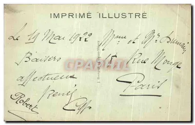 Chantilly - Zamek, fasada Zachodnio-Północna — Edit. J. B. — n°9 — Rewers