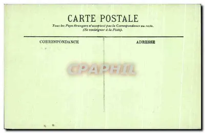 Compiègne — Zamek — Pokój spania Napoleona I — LL. — Rewers