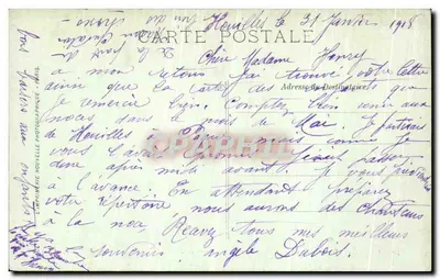 Chantilly — Widok Parku w kierunku Wyspy Miłości — LL. — Pani Vra Dentot, 5, Plac Szpitala, Chantilly. — Rewers