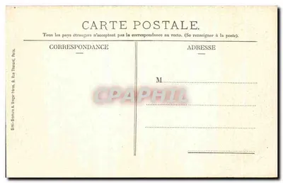 Zamek Chantilly (Oise) — Façada Północno-Wschodnia — Pani Robineau, wydawca, Chantilly — Rewers