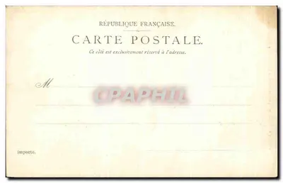 Zamek w Compiègne — Front w stronę Parku. Centralny Pавilion — Wydawca T. S. & D. Keha, nr 148 — Rewers