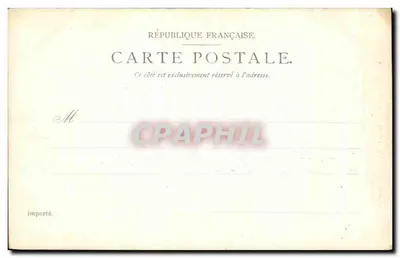 Zamek w Compiègne — Ogólny widok — Wydawca P. S. & D. Ehrnia, n°191 — Rewers