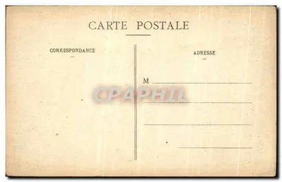 Compiègne — Chambre de l'Impératrice dans le Château de Compiègne — Éditeur : 'LES CHATEAUX DE FRANCE' — Achterkant
