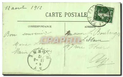 Compiègne — Zegar Miasta — LL — Rewers