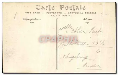 Zamek w CHANTILLY — Wyspa Miłosierdzia — wydawca nieznany, n° 11 — Rewers