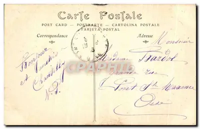 Castelo de CHANTILLY — A Entrada — ND Pbot — Verso