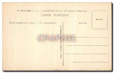 Las Compiègne — Pomnik Armistycy, blisko Rethonnes — wydawca L'Hôte, Paryż — Rewers