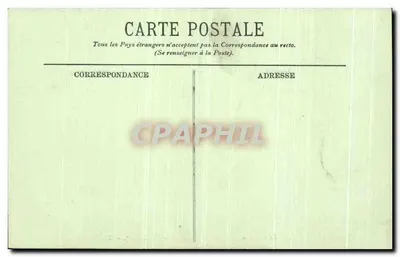 Compiègne — Zamek — Pokój spania Napoleona I — LL. n°28 — Rewers