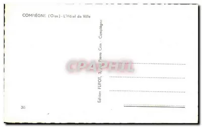 Compiègne (Oise) - Palazzo Comunale — Edizione FLIPOT, n°38 — Verso