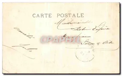 Compiègne — Il Castello — La Plate Bande — LL. — n°74 — Verso