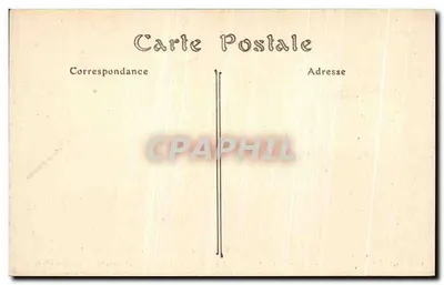 Las Compiègne — Wielka Aleja prowadząca do Lasu Zwycięstwa — J. Pennecquin, Compiègne, numer seryjny nie widoczny — Rewers