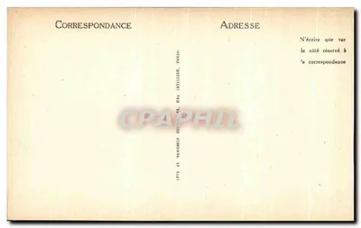 Compiègne — Fronton zamku nad Parkiem — LL — Rewers