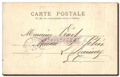 Palais de Compiègne — Chambre à coucher de l'Empereur — H. Chaury — Verso