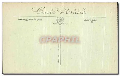Compiègne — Perspektywa fasady zamek — Wydawnictwo N. G. — Rewers