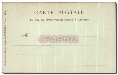 Château de Chantilly — Het Dorp, de Metairie — Collecties ND Phot — Achterkant